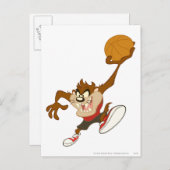 TAZ™ in Ihrem Gesicht Postkarte (Vorne/Hinten)