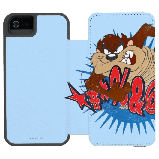 TAZ™ INCIPIO iPhone Geldbeutel-Hülle (Folio Geöffnet)