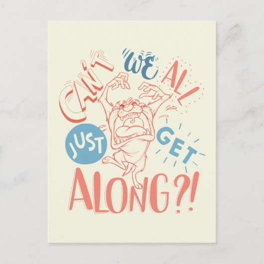 TAZ™ | Können wir nicht alle einfach miteinander a Postkarte (Vorderseite)