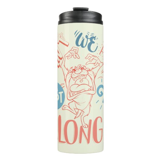 TAZ™| Können wir nicht alle einfach miteinander au Thermosbecher (Vorderseite)