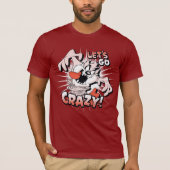 TAZ™ "Let's Go Crazy!" Halftone T-Shirt (Vorderseite)