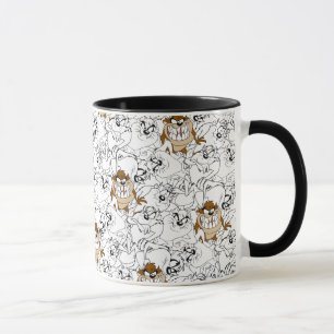 TAZ™ Line Art Color Pop Muster Tasse