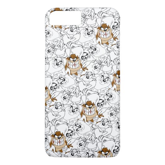 TAZ™ Line Art Pop Muster Case-Mate iPhone Hülle (Rückseite)