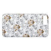 TAZ™ Line Art Pop Muster Case-Mate iPhone Hülle (Rückseite (Horizontal))