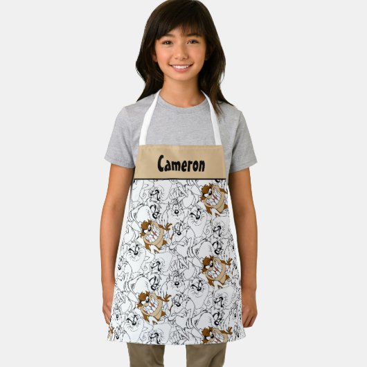 TAZ™ Line Art Pop Muster Schürze (Insitu)