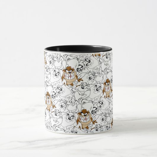 TAZ™ Line Art Pop Muster Tasse (Zentrum)