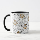 TAZ™ Line Art Pop Muster Tasse (Links)