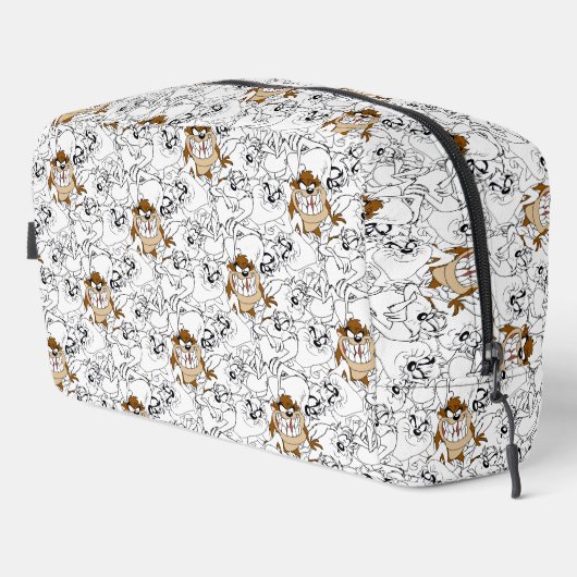 TAZ™ Line Art Pop Muster Waschbeutel (Rechte Ecke)