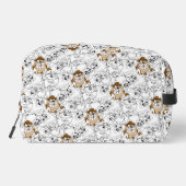 TAZ™ Line Art Pop Muster Waschbeutel (Rückseite)