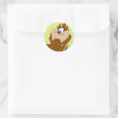 TAZ™ mit 4 Runder Aufkleber (Tasche)