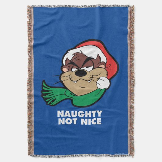 TAZ™ "Naughty Not Nice" Decke (Vorderseite Vertikal)