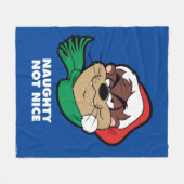 TAZ™ "Naughty Not Nice" Fleecedecke (Vorderseite (Horizontal))