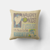 TAZ™- Naughty oder Nice? Kissen (Rückseite)