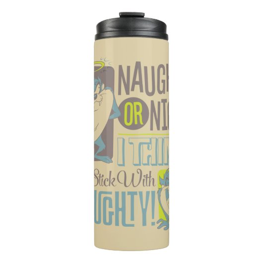 TAZ™- Naughty oder Nice? Thermosbecher (Vorderseite)