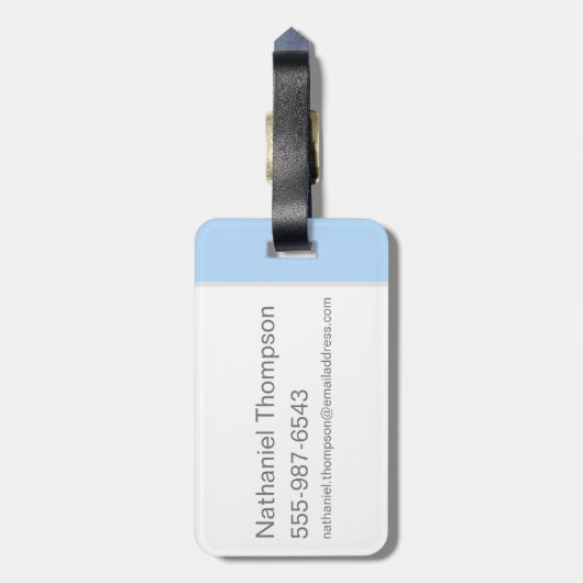 TAZ™ Original Devil Gepäckanhänger (Rückseite vertikal)