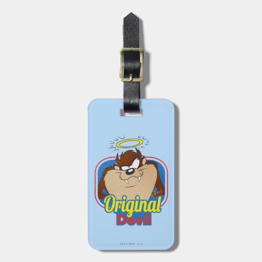 TAZ™ Originaler Teufel Gepäckanhänger (Vorderseite vertikal)