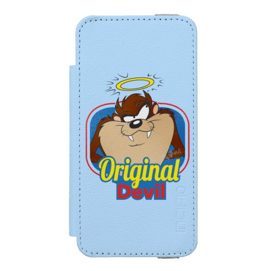 TAZ™ Originaler Teufel Incipio iPhone Geldbeutel-Hülle (Folio Vorderseite)