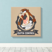 TAZ™ Outta Control Leinwanddruck (Insitu (Holzboden))