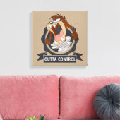 TAZ™ Outta Control Leinwanddruck (Insitu (Wohnzimmer))