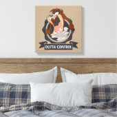 TAZ™ Outta Control Leinwanddruck (Insitu (Schlafzimmer))