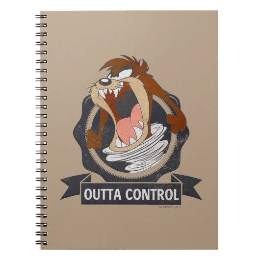 TAZ™ Outta Control Notizblock (Vorderseite)