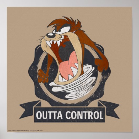 TAZ™ Outta Control Poster (Vorne)