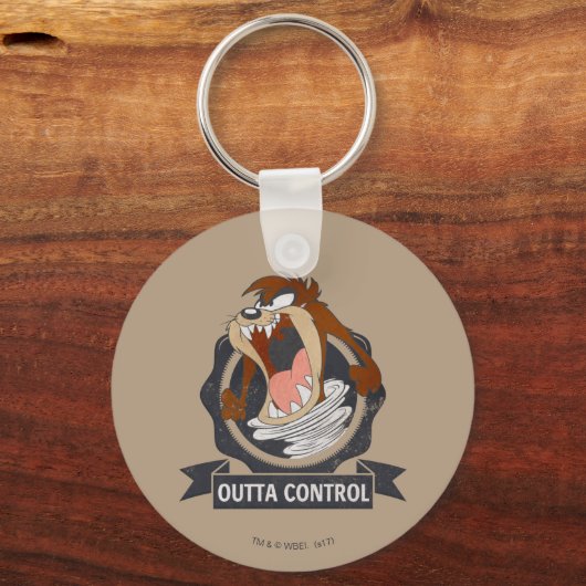 TAZ™ Outta-Kontrolle Schlüsselanhänger (Vorderseite)