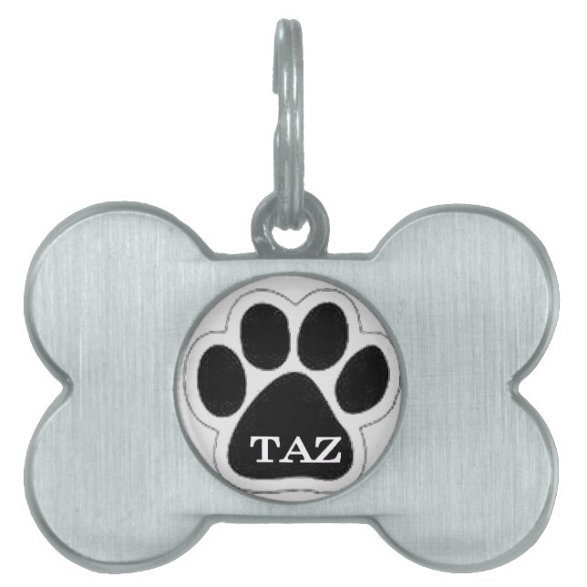 Taz Pet Tag Tiermarke (Vorderseite)