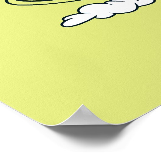 TAZ™ posing 10 Poster (Ecke)