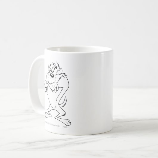 TAZ™ positisieren Kaffeetasse (Vorderseite Links)