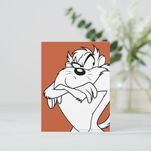 TAZ™ positisieren Postkarte (Stehend Vorderseite)