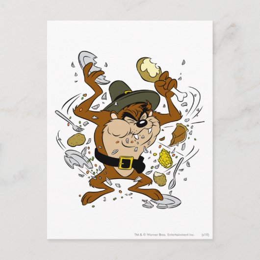 TAZ™ Pull-Down Postkarte (Vorderseite)