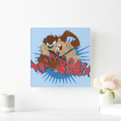 TAZ™ QUADRATISCHE WANDUHR (Zuhause)