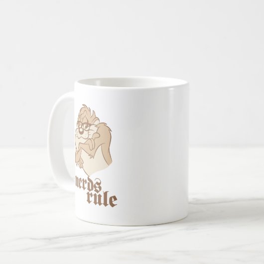 TAZ™ - Regeln für Nerd Kaffeetasse (Vorderseite Links)