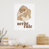 TAZ™ - Regeln für Nerd Poster (Küche)