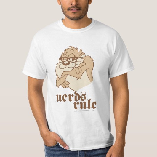 TAZ™ - Regeln für Nerd T-Shirt (Vorderseite)