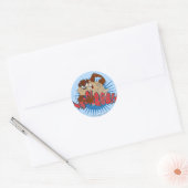 TAZ™ RUNDER AUFKLEBER (Umschlag)