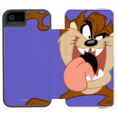 TAZ™| Seiner Zunge ausstechen Incipio iPhone Geldbeutel-Hülle (Folio Geöffnet)