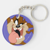 TAZ™| Seiner Zunge ausstechen Schlüsselanhänger (Rückseite)