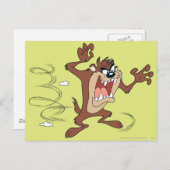 TAZ™ Spin Grab Postkarte (Vorne/Hinten)