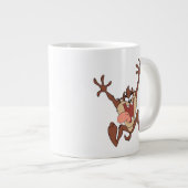 TAZ™ Springend Jumbo-Tasse (Vorderseite Rechts)