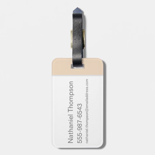 TAZ™ Sprung Gepäckanhänger (Rückseite vertikal)