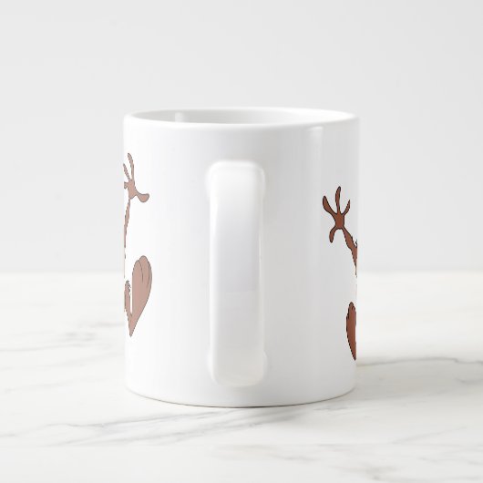 TAZ™ Sprung Jumbo-Tasse (Rückseite)