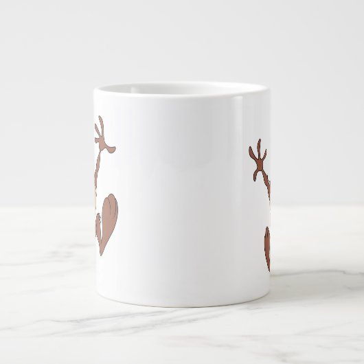 TAZ™ Sprung Jumbo-Tasse (Vorderseite)