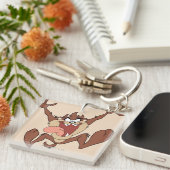 TAZ™ Sprung Schlüsselanhänger (Vorderseite rechts)