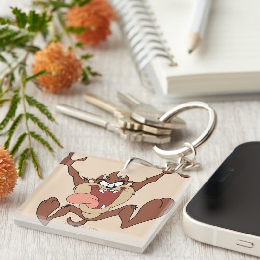 TAZ™ Sprung Schlüsselanhänger (Vorderseite rechts)