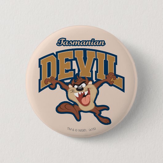 TAZ™ Tasmanian Devil Patch Button (Vorderseite)