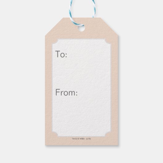 TAZ™ Tasmanian Devil Patch Geschenkanhänger (Rückseite)