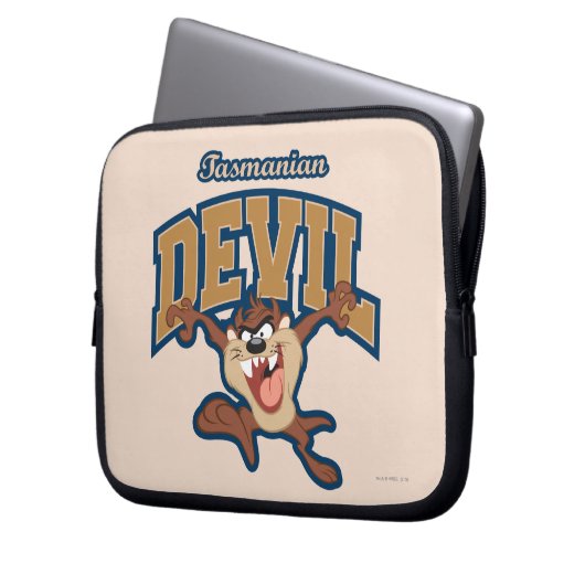 TAZ™ Tasmanian Devil Patch Laptopschutzhülle (Vorderseite Links)