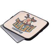 TAZ™ Tasmanian Devil Patch Laptopschutzhülle (Vorne Knopf)